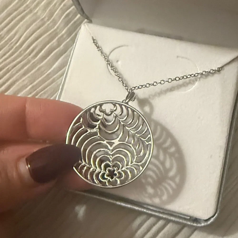 14k Silver Pendant Necklace